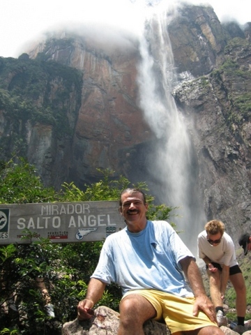 At the base of Angel Falls