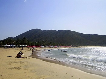 View from east end of Playa Caribe, Margarita Island