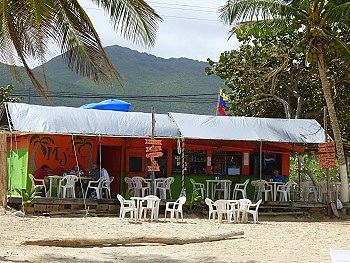 Restaurant at Playa El Agua, Margarita Island