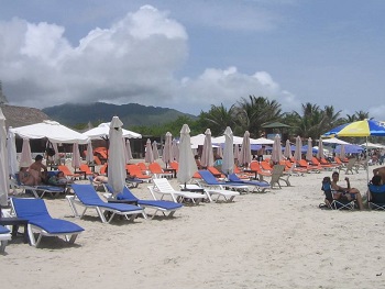 Playa Parguito Beach Chairs/Shades